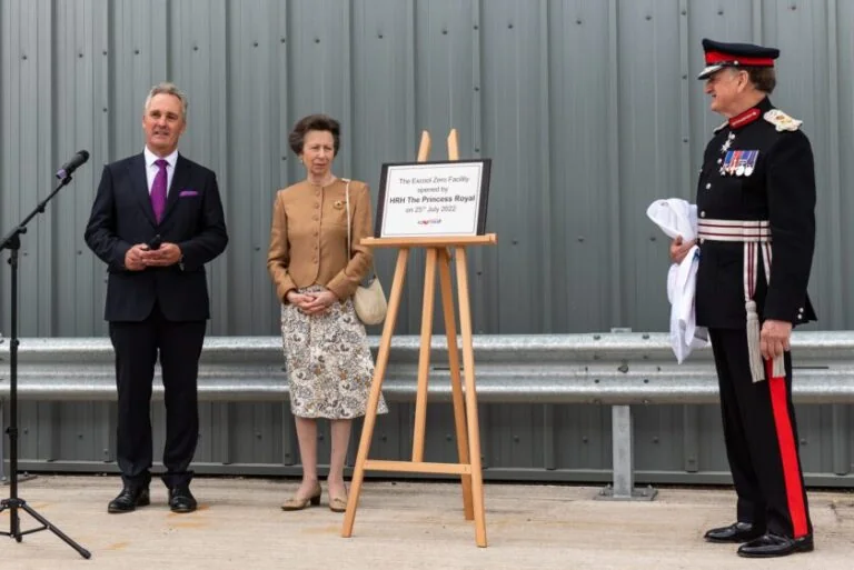 The Princess Royal Awarded Excool with The Queens Award