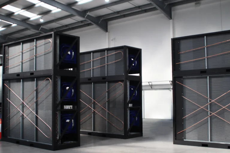 Excool Fan Stacks Supporting a 120MW AI Data Center Campus